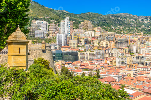 Vorschau: Fragment des Prinzenpalastes von Monaco in Monaco-Ville, Monaco