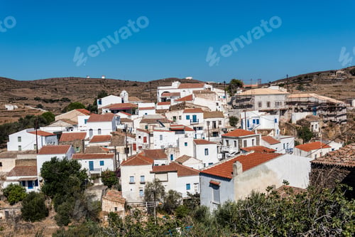 Preview: White Houses Of Resedential Area Of Island Kythnos, Western Cyclades, Greece