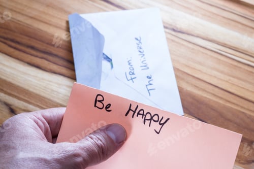 Preview: Concept For A Self Esteem Building Exercise Using An Envelope And A Empowering Message