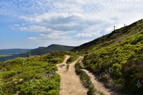 Preview: Gorgeous Scenic Footpath On A Spring Day In Northern England.