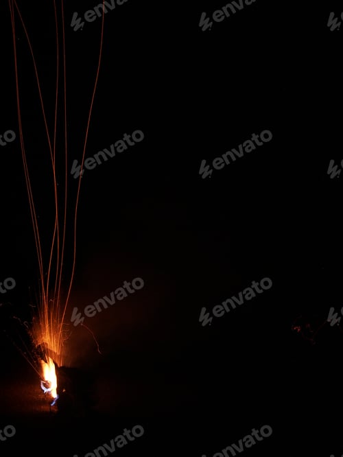 Preview: Fireworks Explode At Night Time