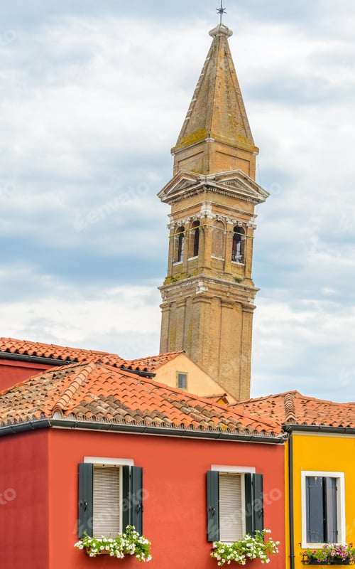Preview: Beautiful Window Decorated With Flowers In Italy.