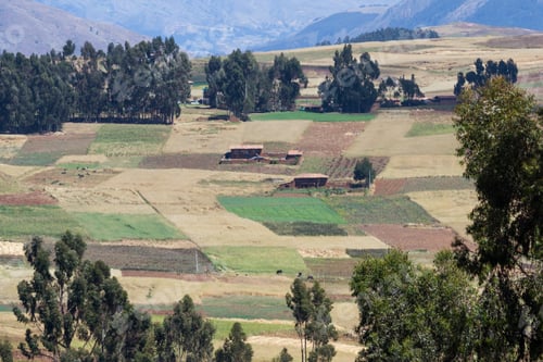 Preview: Huayllabamaba Peru -May 18 : View Of The City Of Huayllabamaba The World Capital Of Corn. May 18