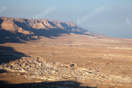 Preview: Rough Landscape From Masada Israel