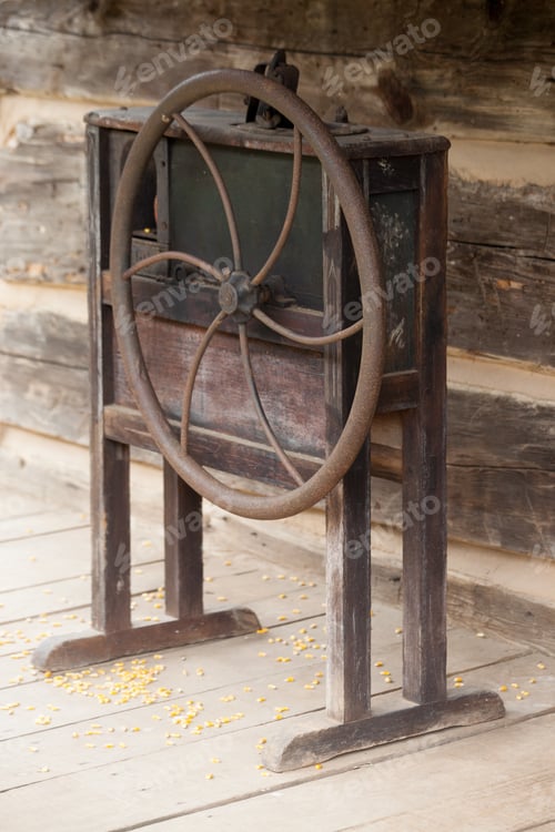 Preview: Rusty Tool On A Wood Porch