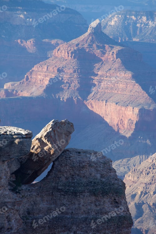 Preview: Landscape Of The Rugged Grand Canyon Of Arizona For Texture Or Background