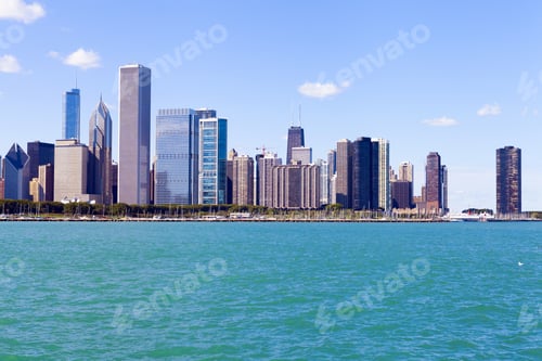 Preview: Chicago Downtown Skyline In Summer