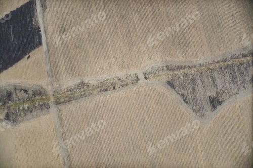 Preview: Aerial View Of Farm. Sugar Cane Agriculture.