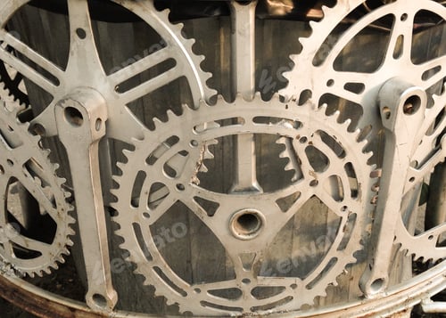Vista previa: Several Bicycle Sprockets