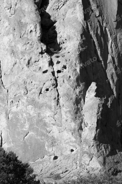 Preview: Rock Formations In Black And White
