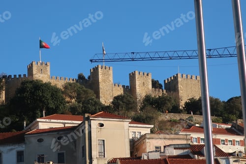Preview: Sunset On A Castle In Lisbon