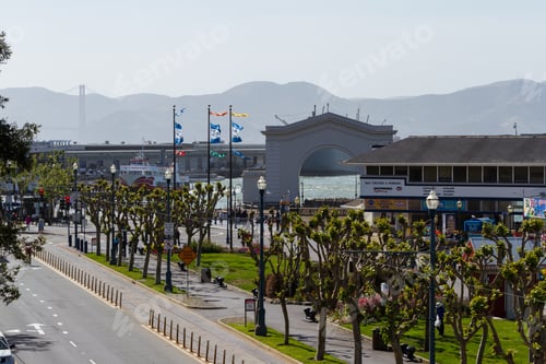 Preview: San Francisco, California - May 11 : View Of The Famous Pier 39 From An Elevated Platform, May 11