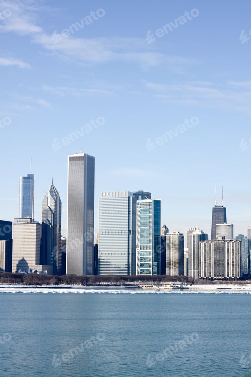 Preview: View On Downtown Chicago (Winter)