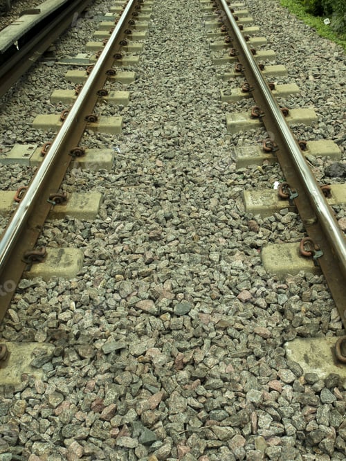 Preview: Texture Of The Train Rails.