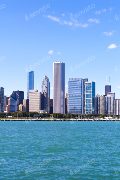 Preview: Chicago Downtown Skyline In Summer