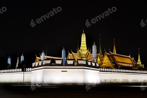 Preview: Grand Palace, Bangkok - Night View Of The Palace'S Outdoor