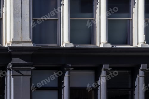 Preview: Cast Iron Building Facades In Soho, New York City, Usa