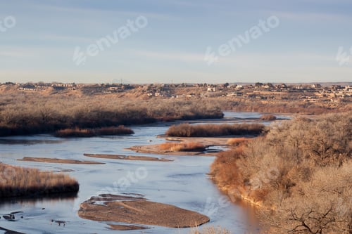 Preview: Morning At The Rio Grande River In Albuquerque
