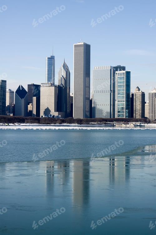 Preview: View On Downtown Chicago (Winter)