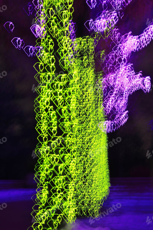 Preview: Christmas Lights In Abstract Art - Beauty Of Color And Stir Of Imagination - Soft Colors Of