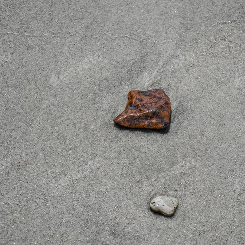 Preview: Two Wave Washed Rocks On A South Carolina Beach