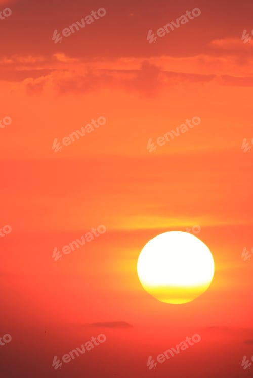 Preview: Sunset Background - African Colors - Mystic Beauty From Nature