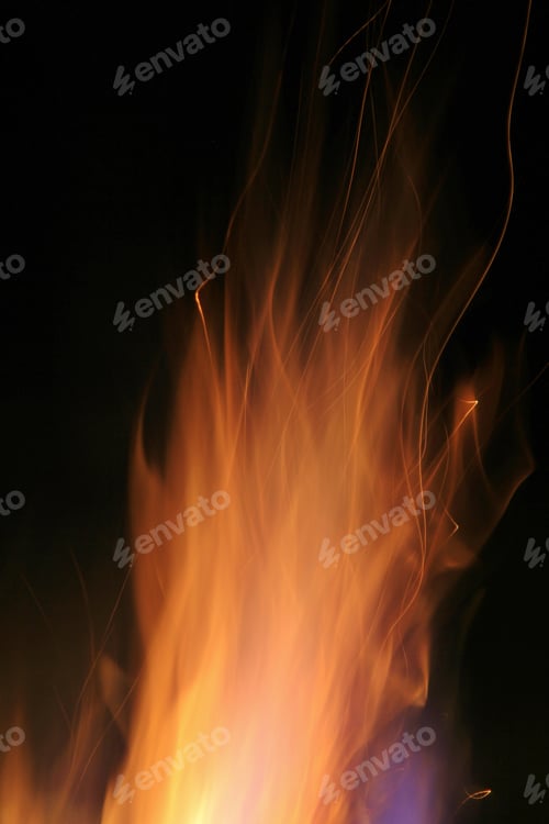 Preview: Fire And Flame - Hot Color Background -