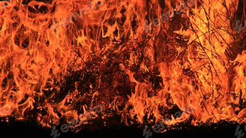 Preview: Flame And Fire Background - Colors Of Burning Heat - Iconic Tool Of Man'S Survival