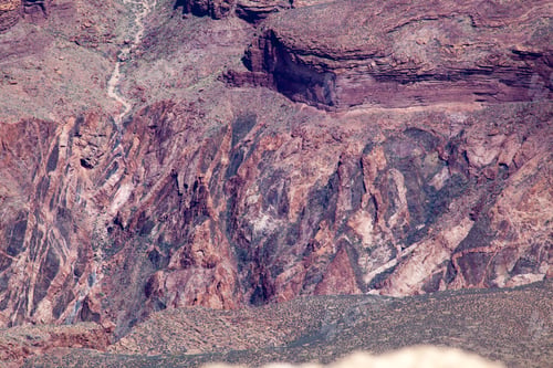 Preview: Rough Landscape Of The Grand Canyon In Arizona, Usa, For Background Or Texture