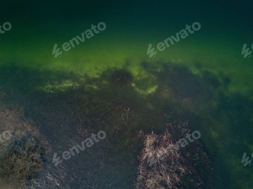 Preview: Aerial Image Of Lake In France.