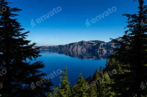 Preview: Beautiful Day At Crater Lake National Park With Clear Skies And Very Little Wind With Meant Awesome
