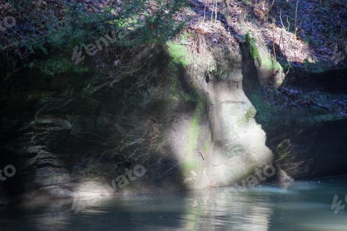 Preview: Creek Flowing With Stones On The Banks
