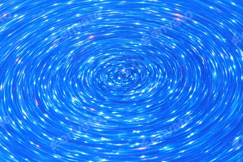 Preview: Blue Background Of Abstract Art And Texture - Revolving Light Of Color