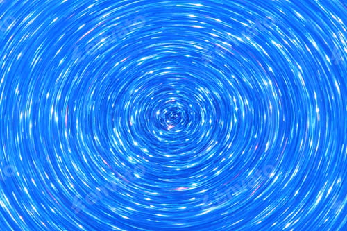 Preview: Blue Background Of Abstract Art And Texture - Revolving Light Of Color