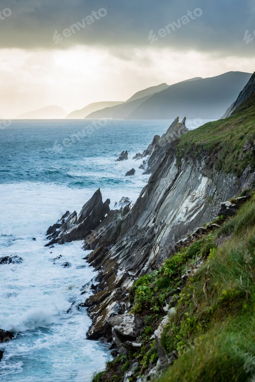 Preview: The Beach And Surrounding Landscape At Coumeenoule Harbour In The Dingle Peninsula In South West