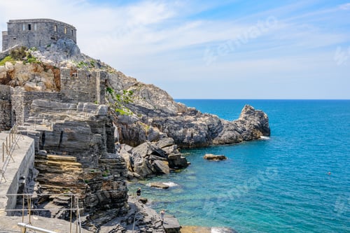 Preview: Ligurian Coast. View From The Old Fortress In Portovenere Town, Italy