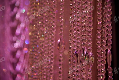 Preview: Curtain Made From Crystals