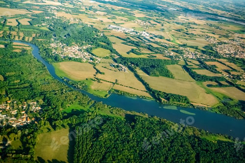 Preview: Landscape View Of Pastured Land, Brittany, France, Europe