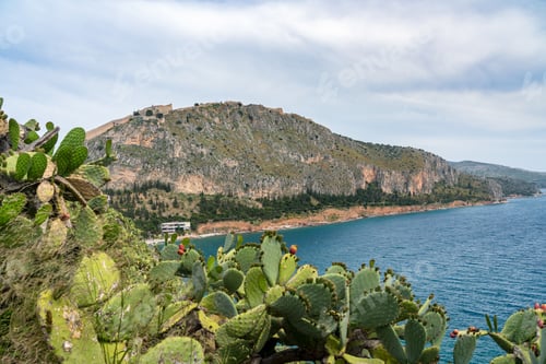 Preview: Hilltop Fortress Of Palamidi Above The City Of Nafplio In Greece