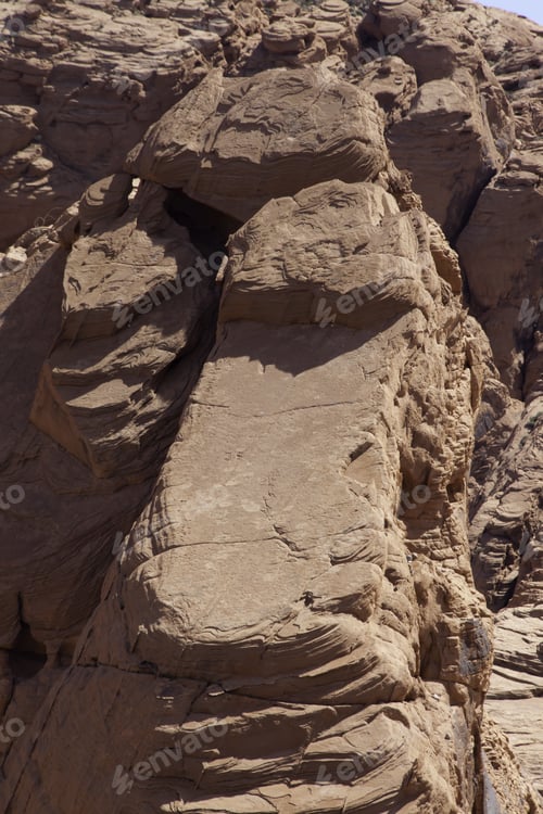 Preview: Landscape With Weathered Mountains From Southern Utah For Background Or Texture