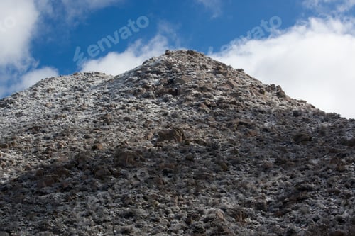 Preview: Mountain With Snow And Cloud Cap