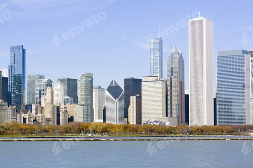 Preview: Chicago Skyline In Autumn