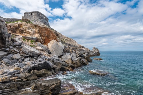 Preview: Ligurian Coast. View From The Old Fortress In Portovenere Town, Italy