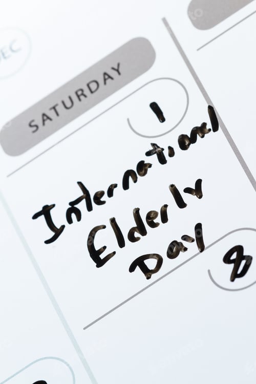 Preview: Close Up Of A Daily Planner Or Calendar With A Hand Written Message For A Celebration Like