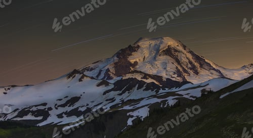 Preview: Night Sky With Mountain