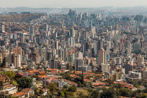 Preview: View Of Belo Horizonte/Minas Gerais On A Sunny Afternoon