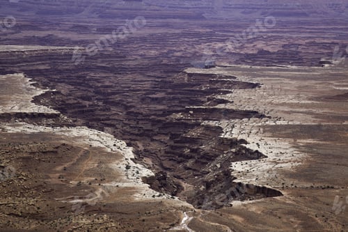 Preview: Landscape Of Rough, Rocky Land, From Canyonlands National Park In Southern Utah, For Background Or