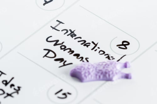 Vista previa: March 8Th On A Day Planner With The Words International Woman'S Day Marked On It