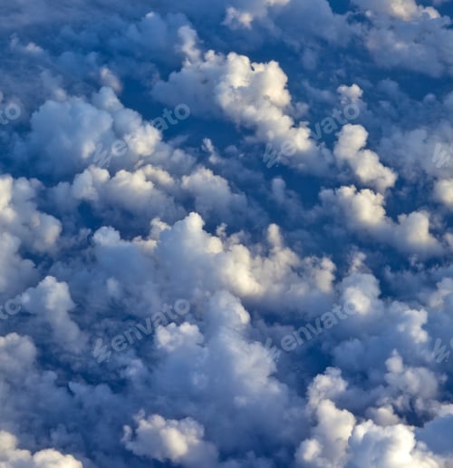 Preview: Blue Clouds And Sky Aerial Perspective Horizon