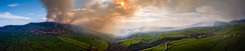 Preview: Panoramic Image Of The West Coast Of Ireland On The Wild Atlantic Way In Spring Time
